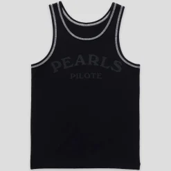 Pearls Skateboards Pilote Tank Singlet - Black