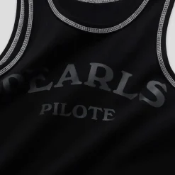 Pearls Skateboards Pilote Tank Singlet - Black