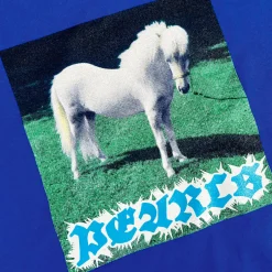 Pearls Skateboards Pony Tee - Royal Blue