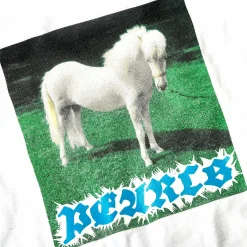 Pearls Skateboards Pony Tee - White