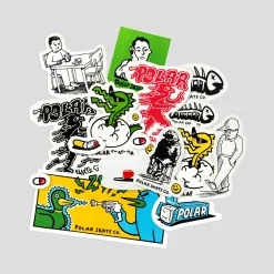 Polar Skate Co. Jacobs Corner Sticker Pack