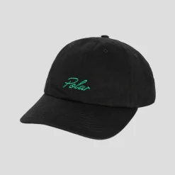Polar Skate Co. Sai Cap Varsity Logo - Black / Emerald