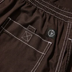 Polar Skate Co. 'Surf' Pant Contrast - Chocolate/White