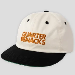 Quartersnacks Journalist Cap - Cream / Black