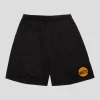 Quartersnacks 70s Logo Gym Short - Black