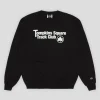 Quartersnacks Track Club Champion Crewneck - Black