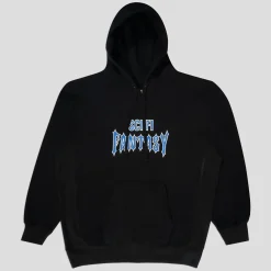 Sci-Fi Fantasy Biker Hood - Black