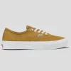 Vans Skate Authentic Shoe - Leather Golden Brown / White