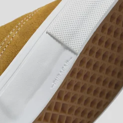 Vans Skate Authentic Shoe - Leather Golden Brown / White