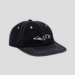 WKND Fishbone 6-Panel Hat - Black Denim