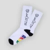 WKND Heart Socks - White