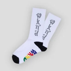 WKND Heart Socks - White