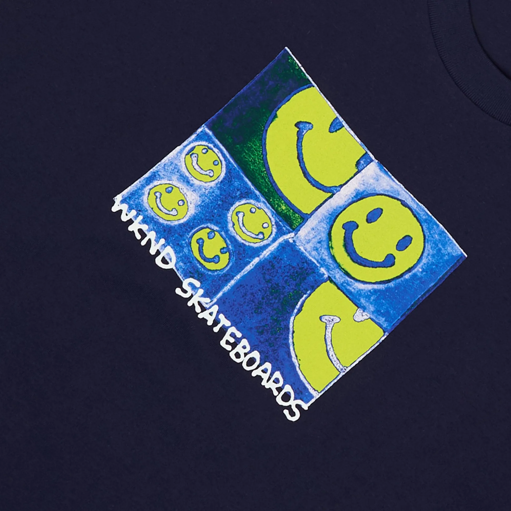 WKND Smirley Tee - Navy