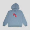 WKND Wingding Hoodie - Stone Blue