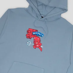 WKND Wingding Hoodie - Stone Blue